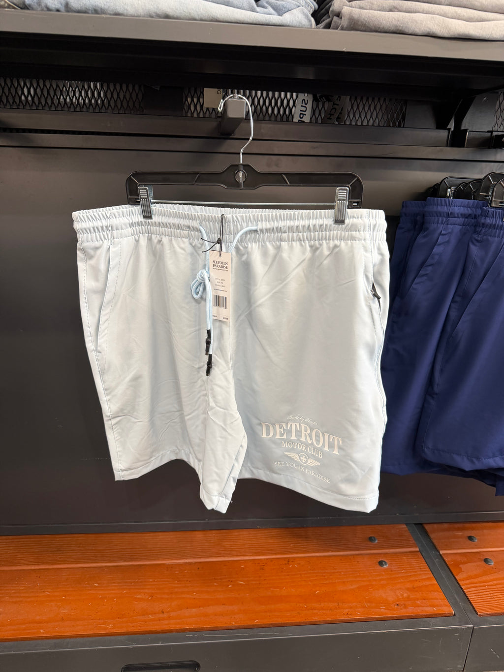 See You In Paradise Two-Piece Set – Light Blue Shirt & Shorts (Styles 2092 / 2092S)