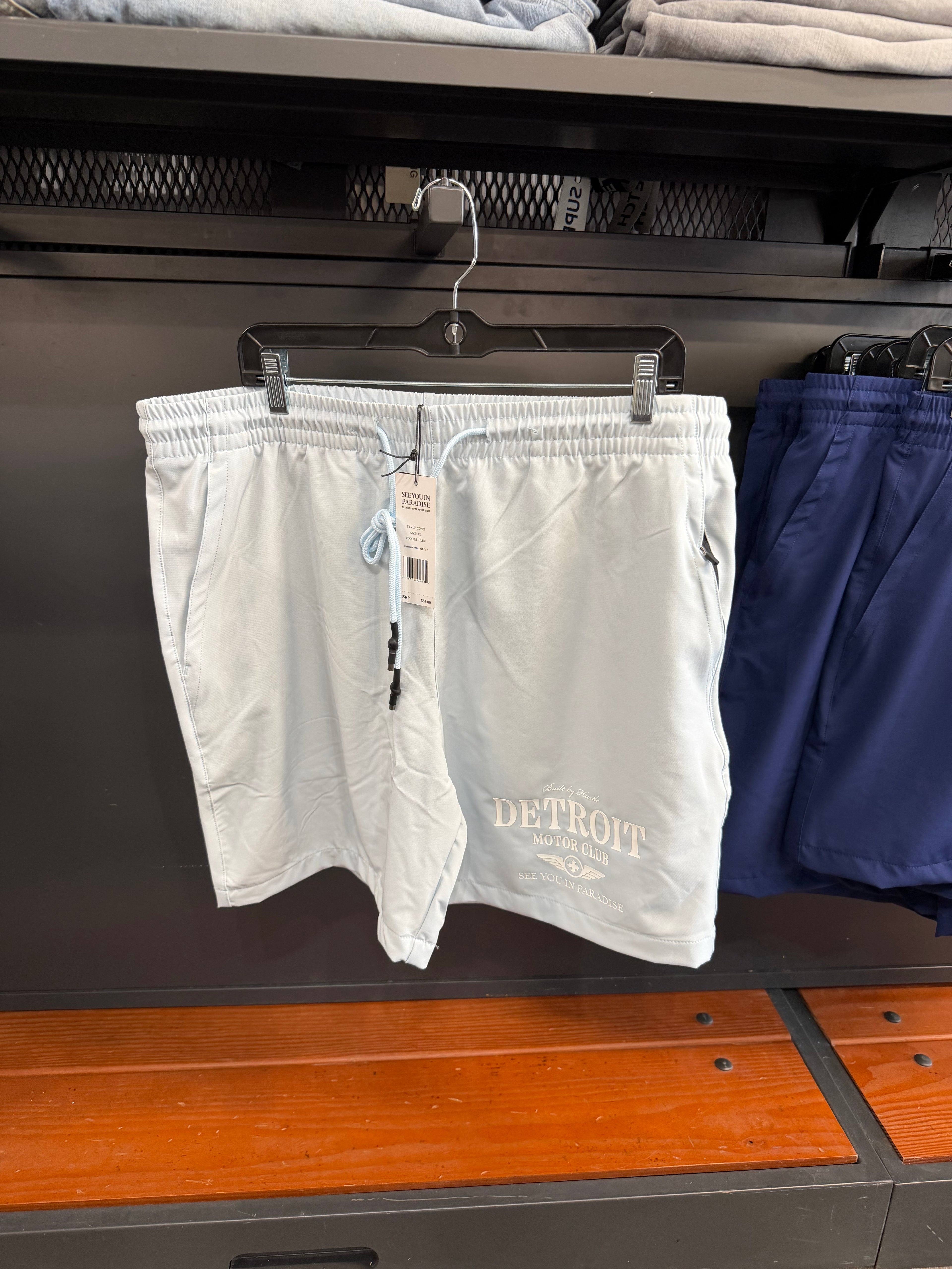 See You In Paradise Two-Piece Set – Light Blue Shirt & Shorts (Styles 2092 / 2092S)