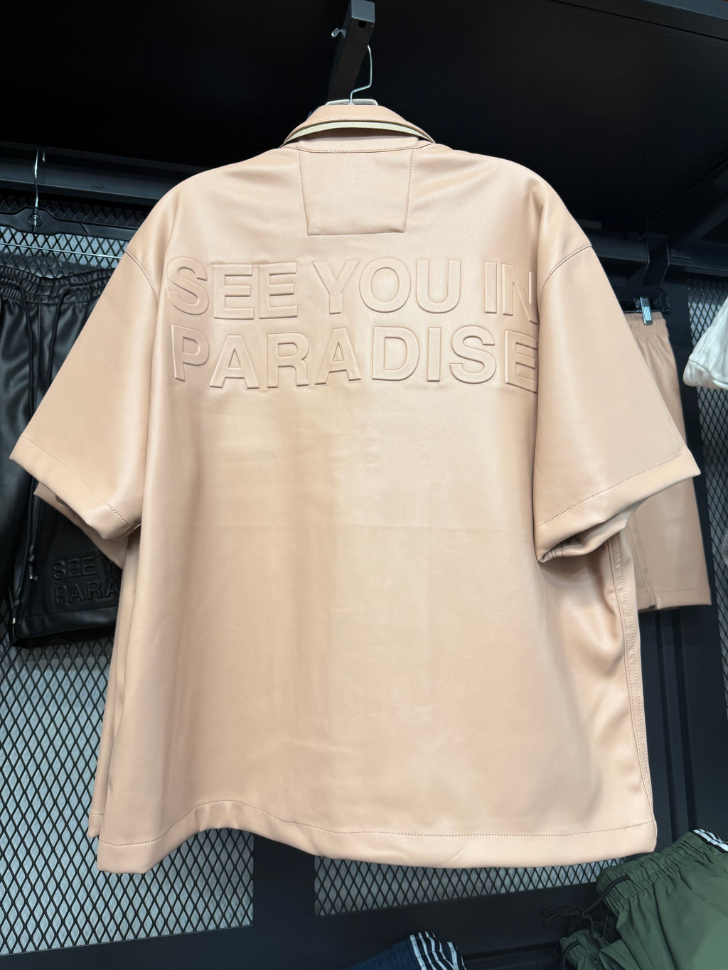 See You In Paradise Two-Piece Set – Blush Shirt & Shorts (Styles 2077 / 2077S)