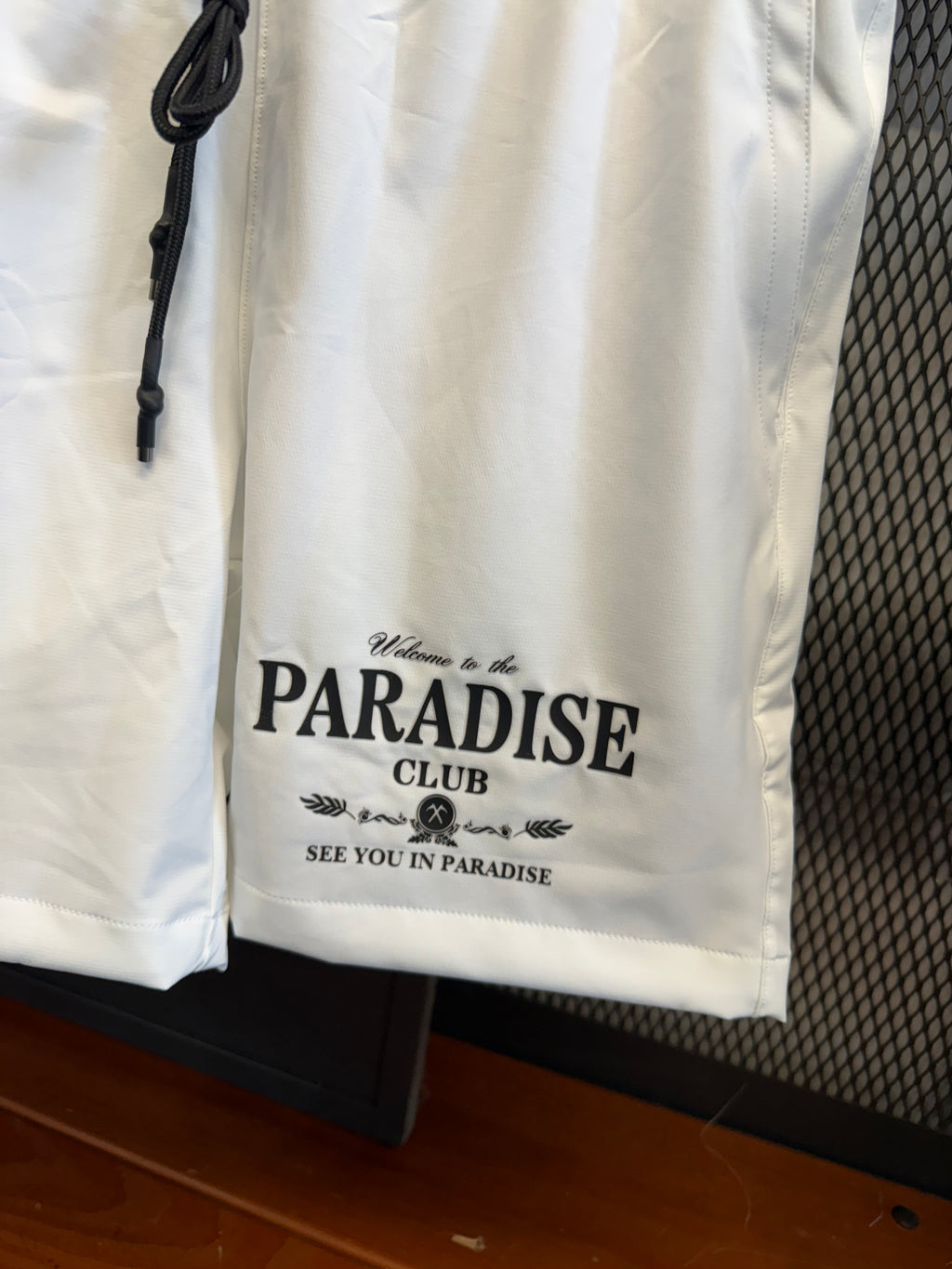 See You In Paradise Two-Piece Set – White Shirt & Shorts (Styles 2066 / 2066S)