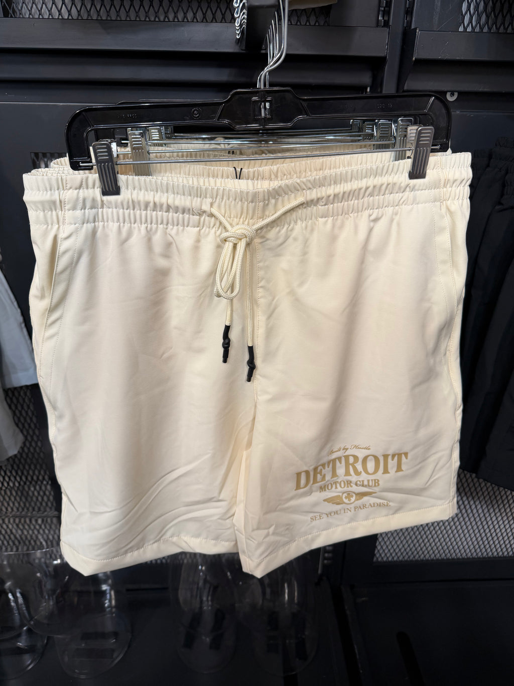 See You In Paradise Two-Piece Set – Cream Shirt & Shorts (Styles 2092 / 2092S)